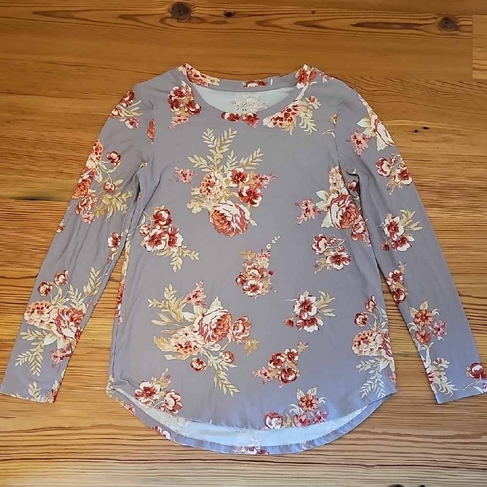 Floral Long Sleeve Top